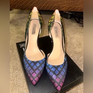 INC Kenjay rainbow heels